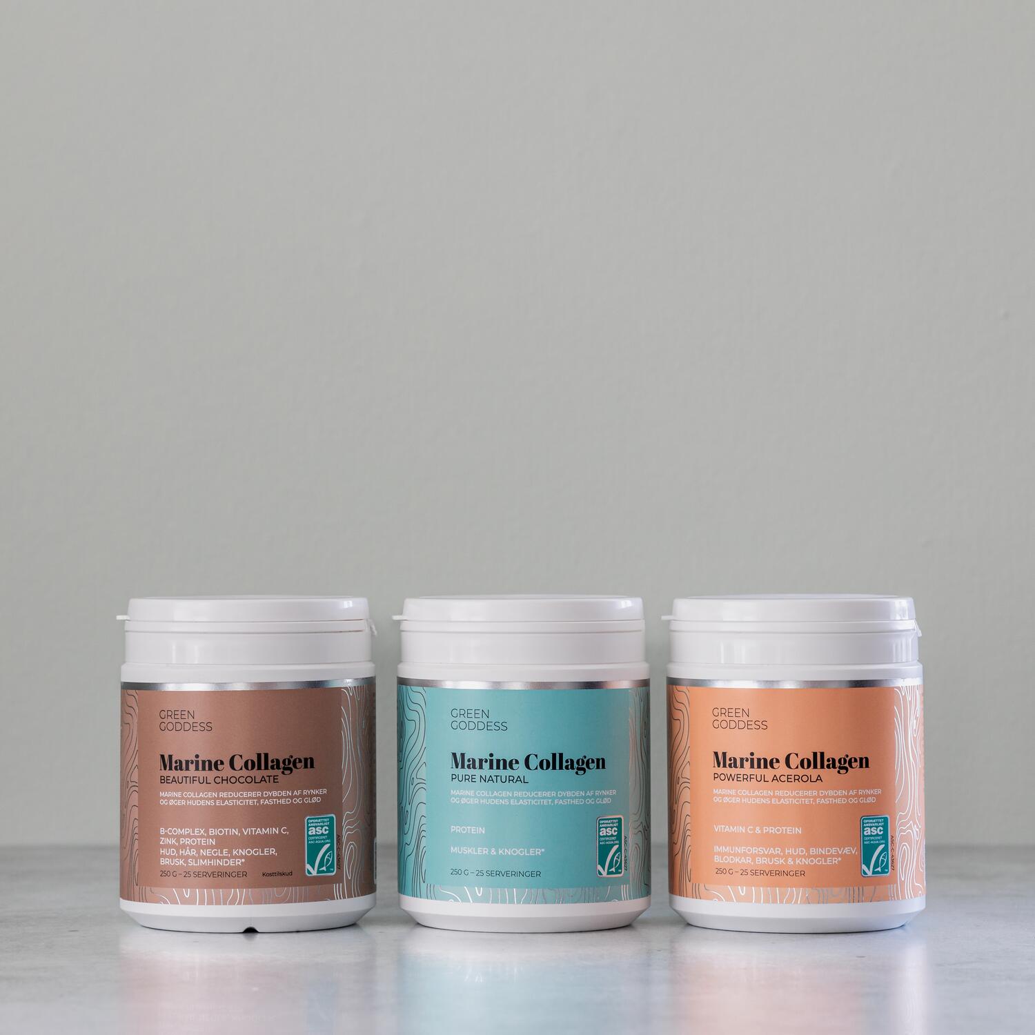 Pure Natural Marine kollagenpulver - 250g.